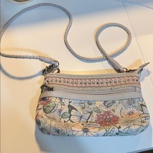Sakroots Multicolor Floral Crossbody Bag